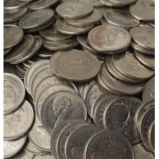 CANADA 1968 - 2008 . 1/4 QUARTERS . LARGE QTY OF 167 COINS . UNCHECKED BY US